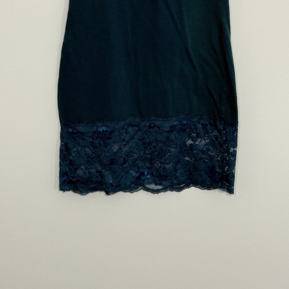 Wet Seal Womens Camisole Tank Top  Small Blue Lace Y2K Fairy Whimsigoth Layering - Picture 6 of 11